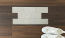 The Tile Company-Agnita Mid Grey 75x150mm Gloss Wall Tile (1m2 box)