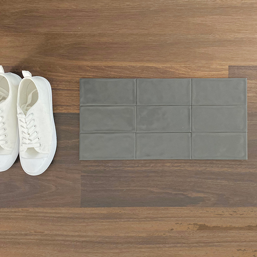 The Tile Company-Agnita Dark Grey 75x150mm Matt Wall Tile (1m2 box)