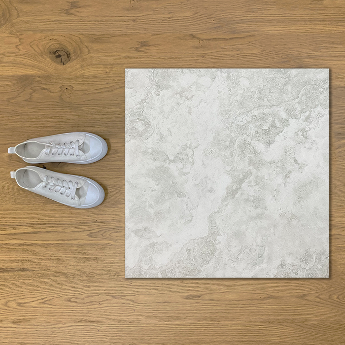 Modern Travertine Ivory 600x600mm External Floor Tile (1.44m2 box)