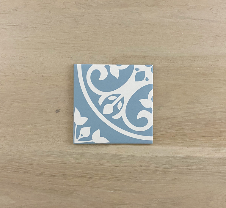 Eclectica Blue 200x200mm Matt Floor Tile (1m2 box)