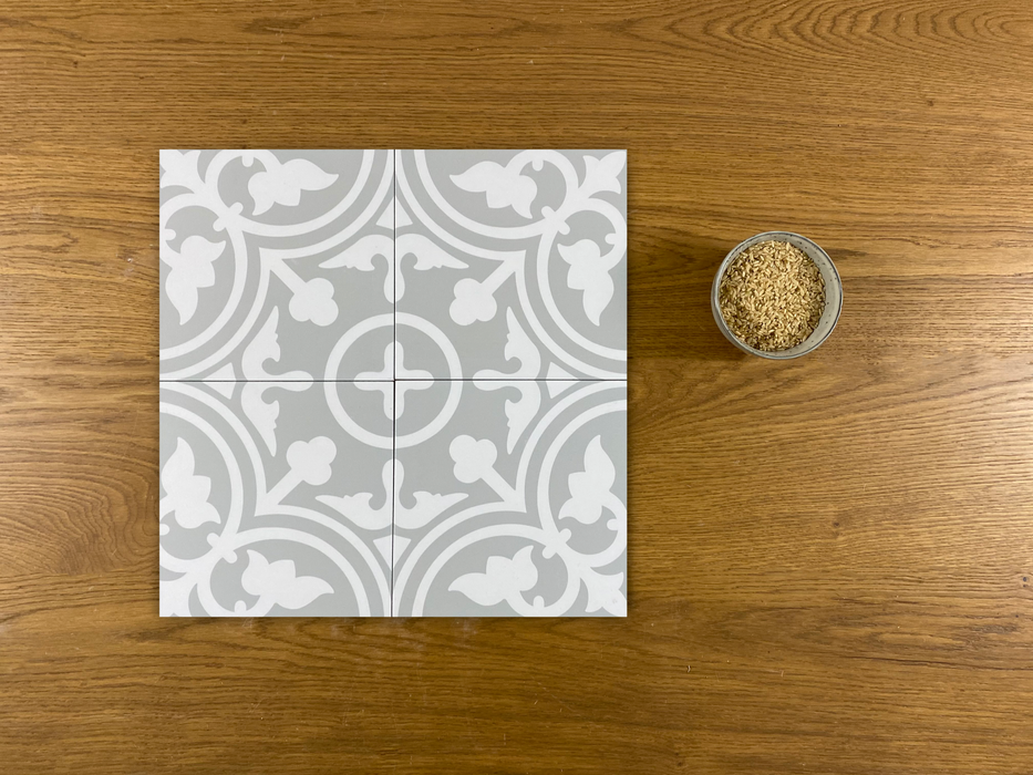 Eclectica Shadow Grey 200x200mm Matt Floor Tile (1m2 box)