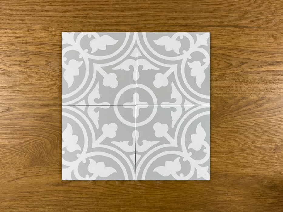 Eclectica Shadow Grey 200x200mm Matt Floor Tile (1m2 box)