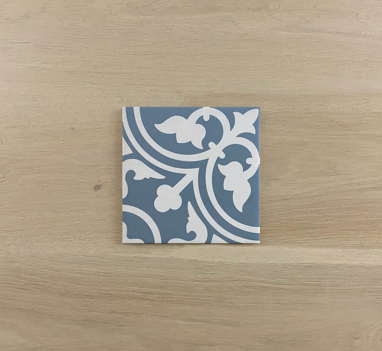 Eclectica Shadow Baby Blue 200x200mm Matt Floor Tile (1m2 box)