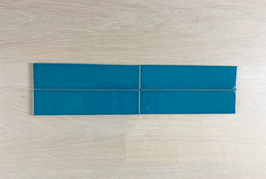 Amia Sky Blue 58x242mm Gloss Wall Tile (0.98m2 box)