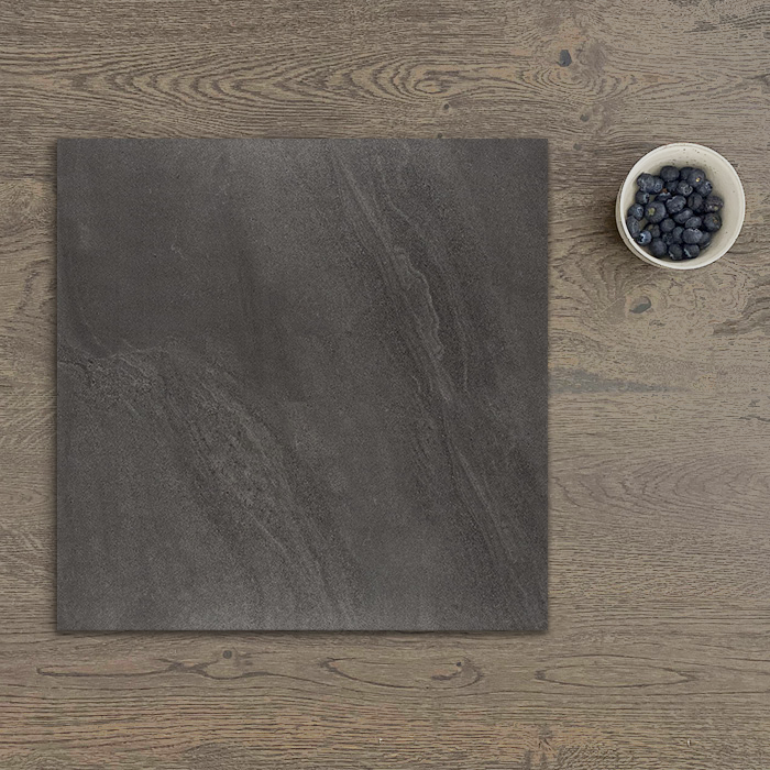 Breeztone Graphite 450x450mm Lappato Floor Tile (1.01m2 box)