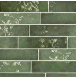 Bank Green 60x250mm Gloss Wall Tile (0.75m2 box)