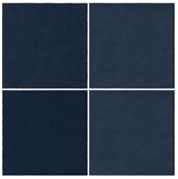 Amia Navy Blue 120x120mm Gloss Wall Tile (1.152m2 box)
