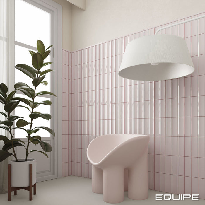 Vibe 'In' Fair Pink Gloss 65x200mm Wall Tile (.42m2 box)