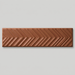 Dust Terrae Subway 50x200 Chevron Textured Wall Tile — hero product shot