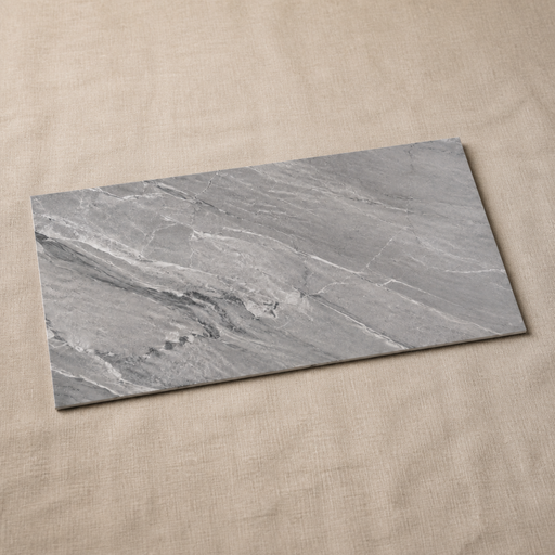 Marvel Stone Bardiglio Grey 450x900mm Matte Finish Floor Tile — hero product shot