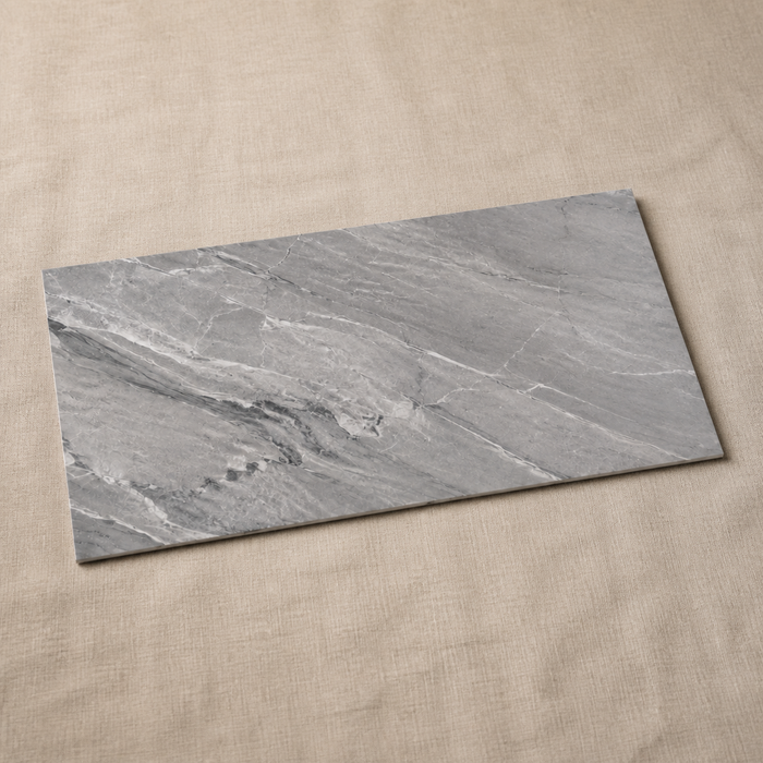 Marvel Stone Bardiglio Grey 450x900mm Matte Finish Floor Tile — hero product shot