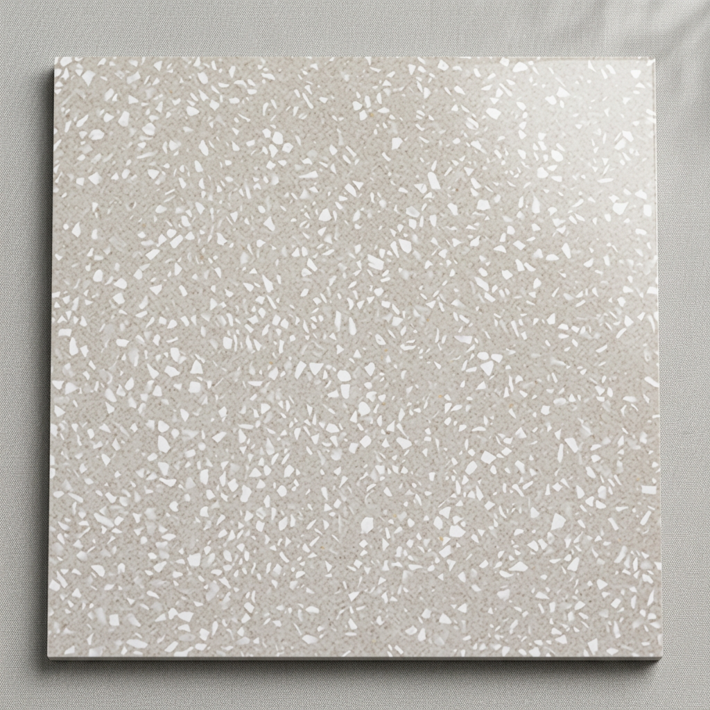 Marvel Gems Terrazzo Pearl 600x600mm Polished Finish Floor Tile (1.08m2 box)