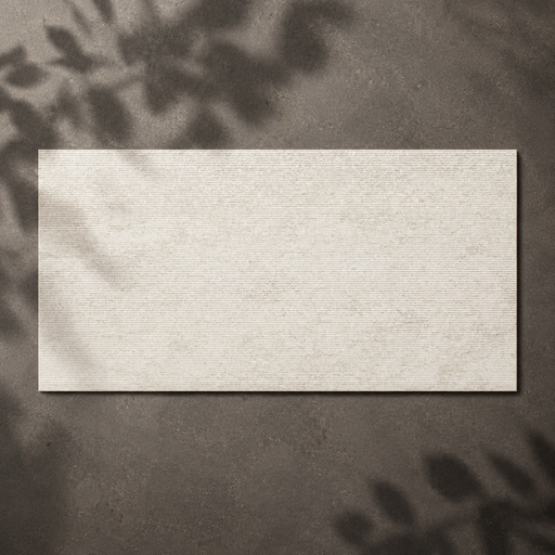 Lims Ivory 375x750mm Line Matte Finish Wall Tile — hero product shot