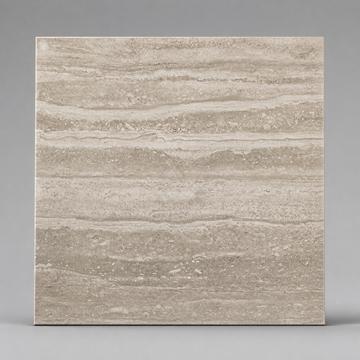 Marvel Pro Travertino Silver 600x600mm Matte Finish Floor Tile - hero product shot