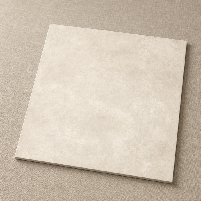 Screed Loft Cream 600x600mm Matte Finish Floor/Wall Tile — hero product shot