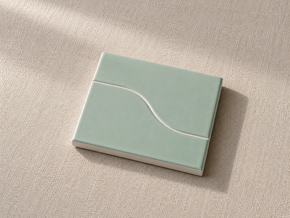 Curve Aquarium Matt 83x120mm Mosaic Wall Tile — hero product shot
