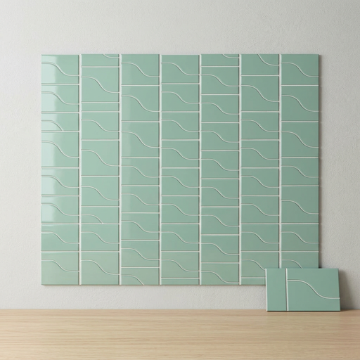 Curve Aquarium Gloss 83x120mm Mosaic Wall Tile (.48m2 box) - image 1
