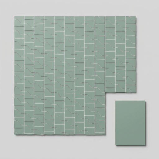 Curve Aquarium Matt 83x120mm Mosaic Wall Tile (.48m2 box) - image 1