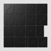 Curve Black Matt 83x120mm Mosaic Wall Tile (.48m2 box) - image 1