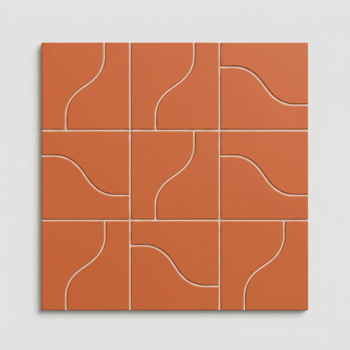 Curve Sunset Matt 83x120mm Mosaic Wall Tile (.48m2 box) - image 1