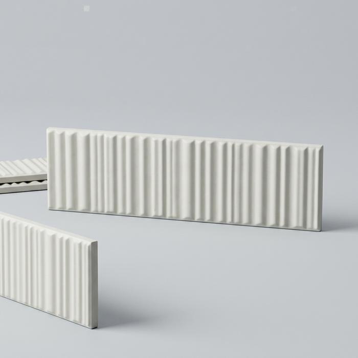 Dust Ice Subway 50x200 Line Textured Wall Tile (0.44m2 box) - image 1
