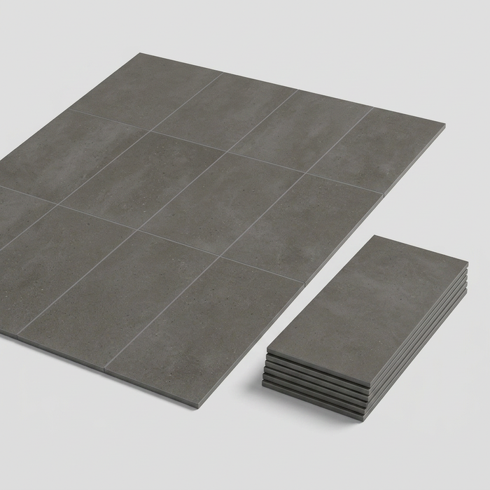 Dwell Smoke 450x900mm Matte Finish Floor Tile (1.215m2 box) - image 1