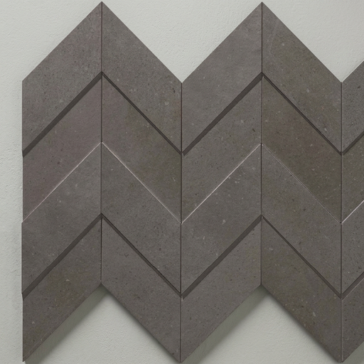 Dwell Smoke Chevron 308x351mm 3D Finish Wall Tile (0.43m2 box) - image 1