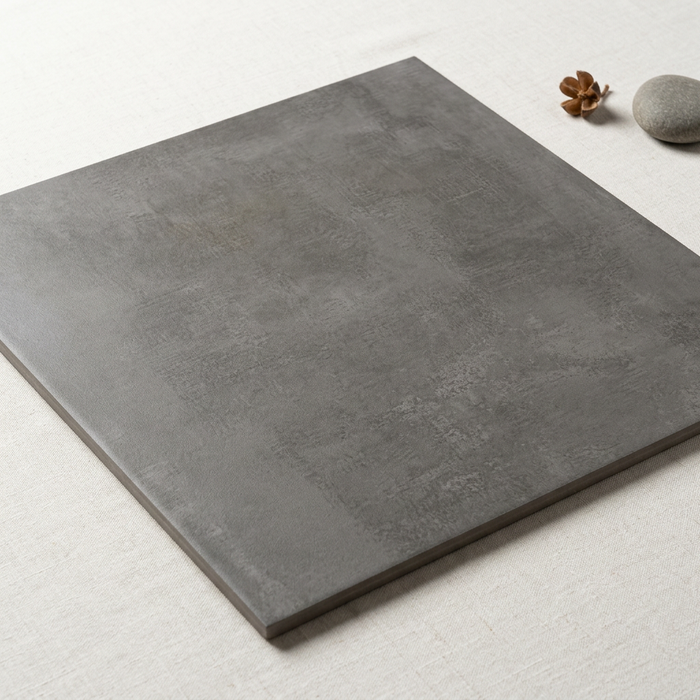 Emotion Anthracite 600x600mm Matte Floor/Wall Tile (1.8m2 box) - AI generated product/lifestyle image 1