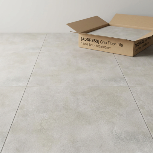 Emotion Blanc 600x600mm Grip Floor Tile (1.8m2 box) - image 1