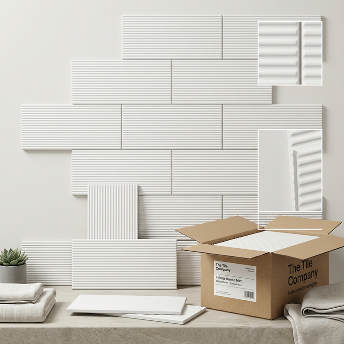 Infinite Blanco Matt 250x500mm ( 2m2 per box ) - image 1