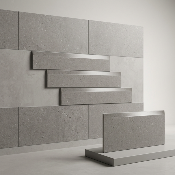 Kone Grey Linea 300x600mm 3D Finish Wall Tile (0.54m2 box) - image 1