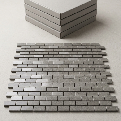 Kone Grey Mosaic Brick 304x304mm Floor Tile (0.92m2 box) - image 1