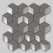 Kone Grey Mosaic Esagono 300x350mm Floor Tile (0.42m2 box) - image 1
