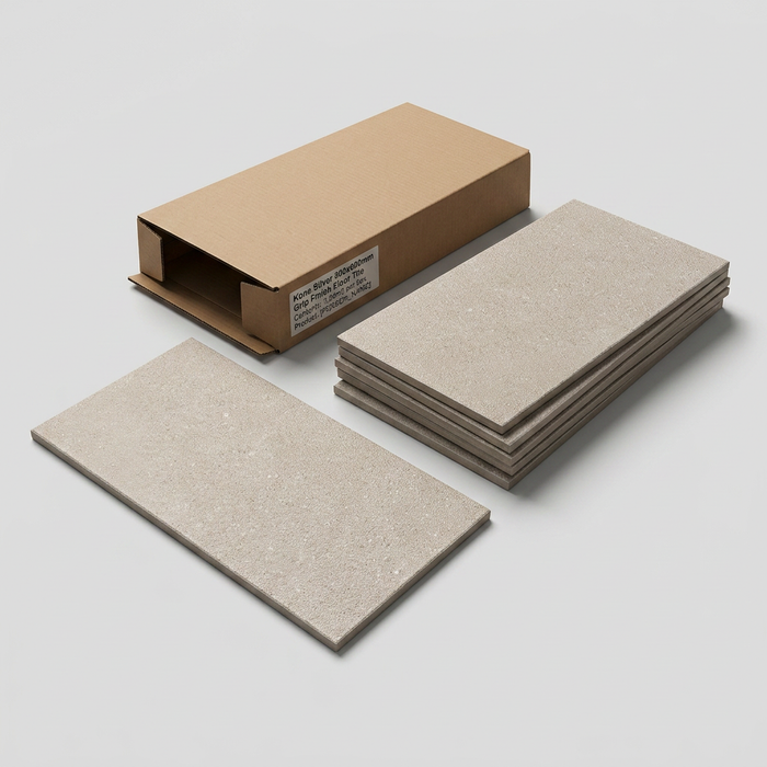 Kone Silver 300x600mm Grip Finish Floor Tile (1.26m2 box) - image 1