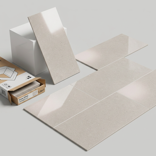 Kone Silver 300x600mm Polished Finish Floor Tile (1.26m2 box) - image 1