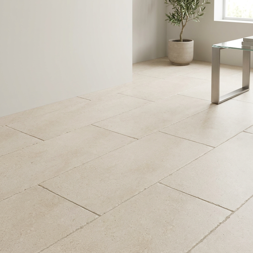 Lims Ivory 375x750mm Tumbled Matte Finish Floor Tile (1.12m2 box) - image 1
