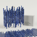 Marvel Dream Ultramarine Line 305x260mm Polished Finish Mosaic Tile (0.47m2 box) - image 1