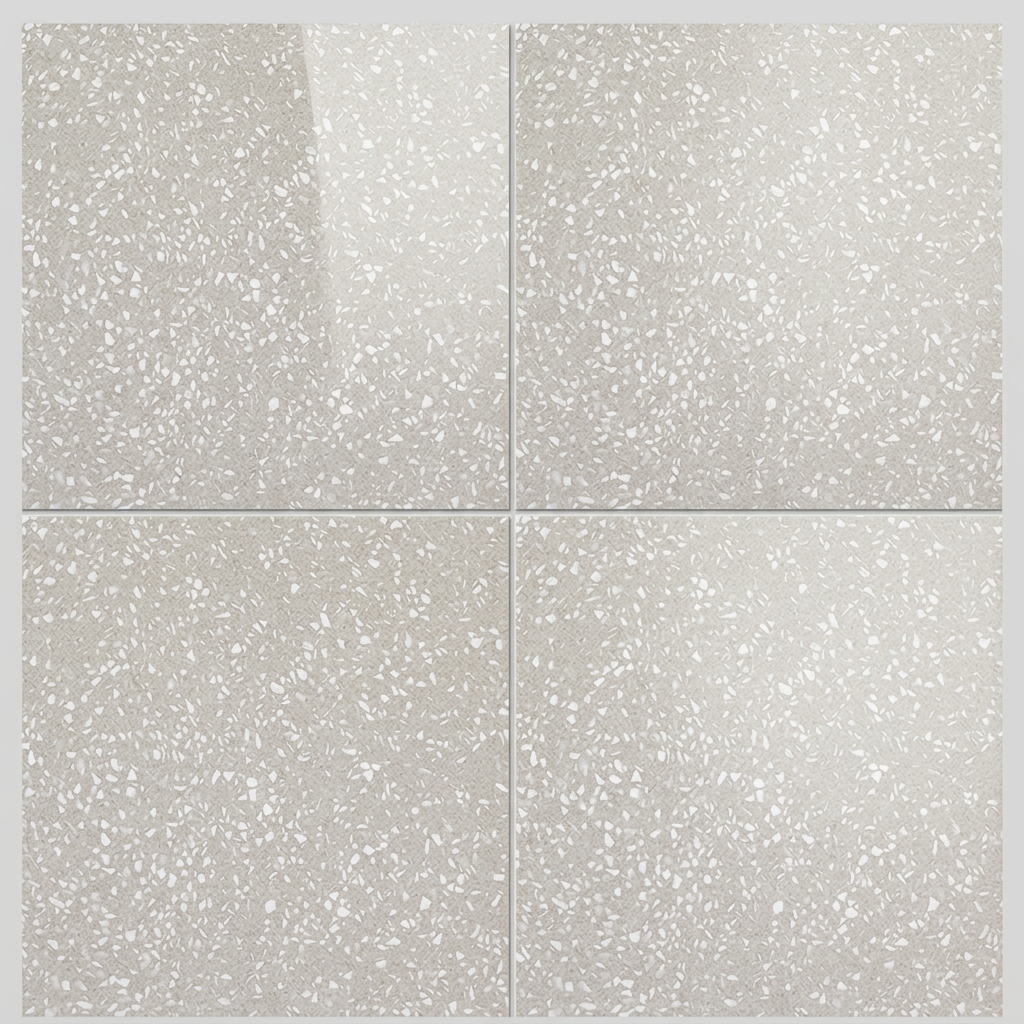 Marvel Gems Terrazzo Pearl 600x600mm Polished Finish Floor Tile (1.08m2 box)