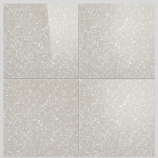 Marvel Gems Terrazzo Pearl 600x600mm Polished Finish Floor Tile (1.08m2 box) - image 1