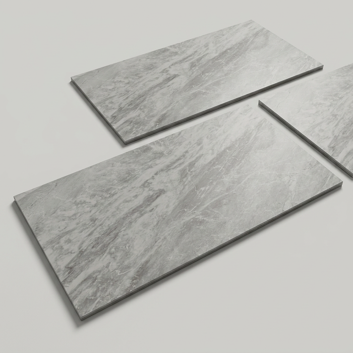 Marvel Stone Bardiglio Grey 450x900mm Matte Finish Floor Tile (1.215m2 box) - image 1