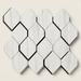 Marvel Stone Bianco Dolomite Mosaic Esagono 282x353mm 3D Finish Wall Tile (0.6m2 box) - image 1