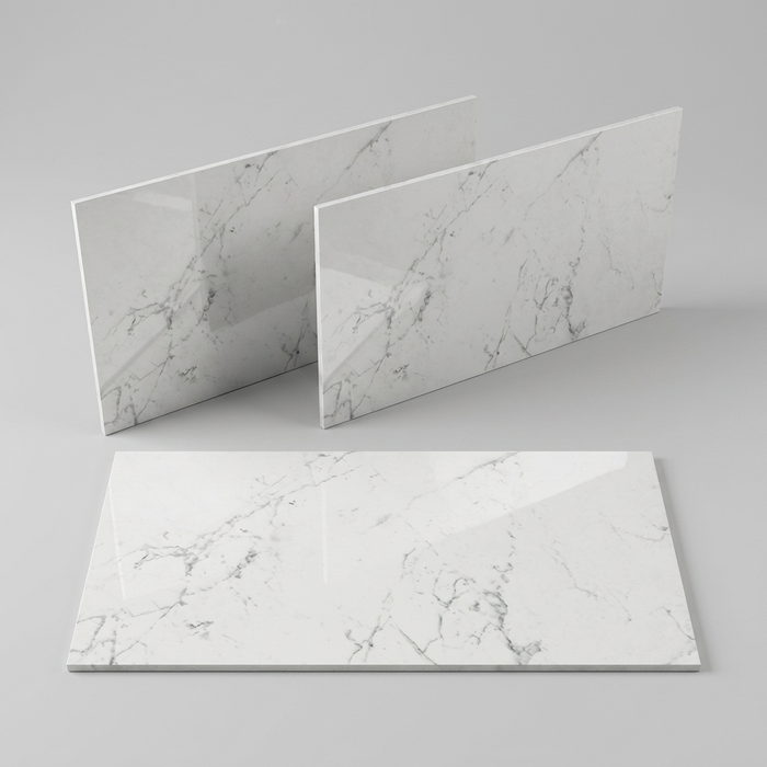 Marvel Stone Carrara Pure 300x600mm Polished Finish Floor Tile (1.26m2 box) - image 1