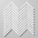 Marvel Stone Carrara Pure Herringbone 305x300mm Wall Tile (0.54m2 box) - image 1