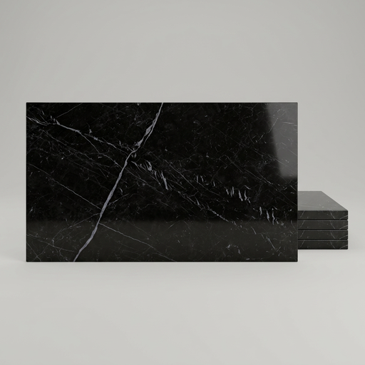 Marvel Stone Nero Marquina 450x900mm Polished Finish Floor Tile (1.215m2 box) - image 1