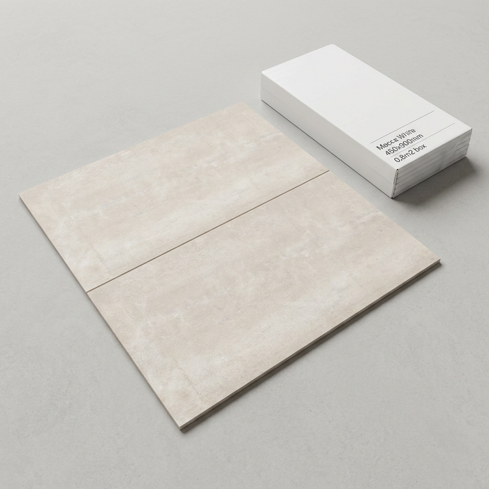 Mecca White 450x900mm External Floor Tile (0.8m2 box) - image 1