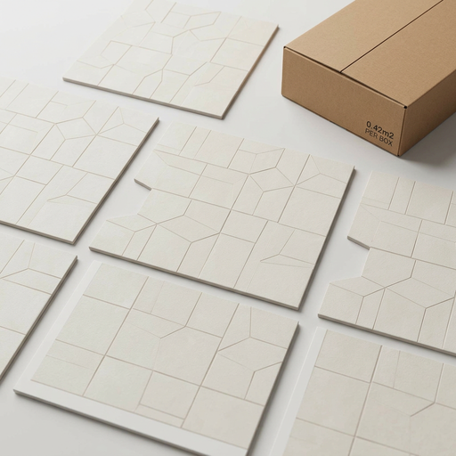 Mek Light Mosaico Esagono 300x350mm sheet White Body Wall Tile (0.42m2 per box) - image 1