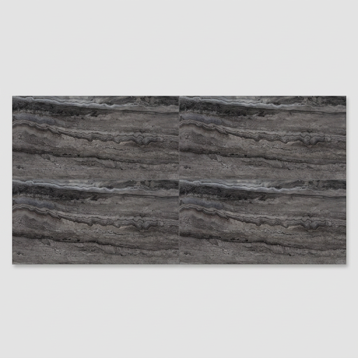 Memento Travertino Black 600x1200mm Matte Floor/Wall Tile (1.44m2 box) - image 1
