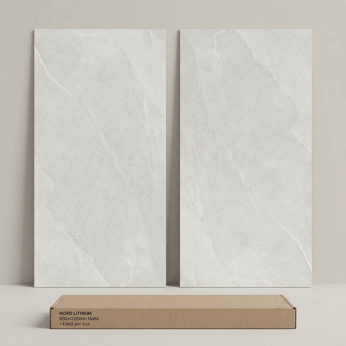 Nord Lithium 600x1200mm Matte Floor/Wall Tile (1.43m2 per box) - image 1