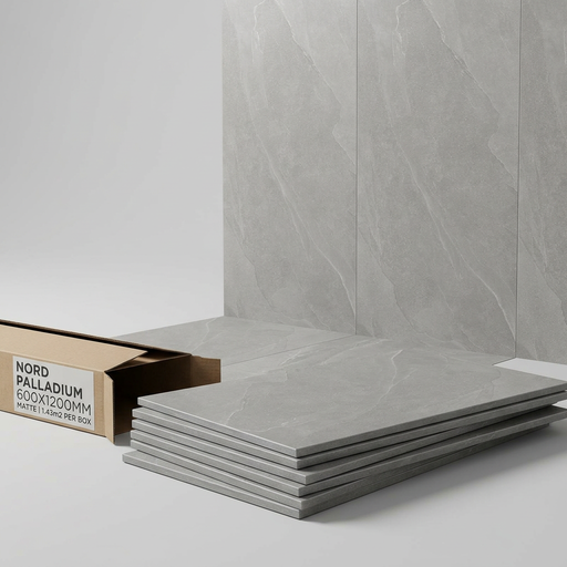 Nord Palladium 600x1200mm Matte Floor/Wall Tile (1.43m2 per box) - image 1
