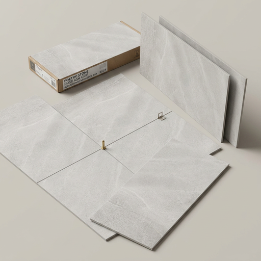 Poetry Stone Piase Ash Grip 600x1200mm Floor Tile (1.44m2 per box) - image 1
